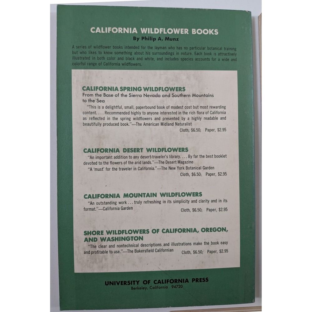 Philip A Munz California Wildflower Books Set Desert Mountain Spring 3 Volumes - Picture 5 of 8